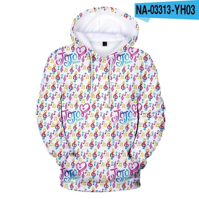 100-5XL Fashion JOJO SIWA 3D Hoodies Men Women Kids Sweatshirts Autumn Hip Hop Hooded Casual Girls Pullovers Clothing Dropship