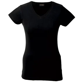 170g Slim Fit V-Neck T-Shirt Ladies