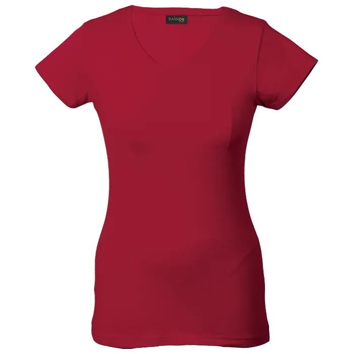 170g Slim Fit V-Neck T-Shirt Ladies