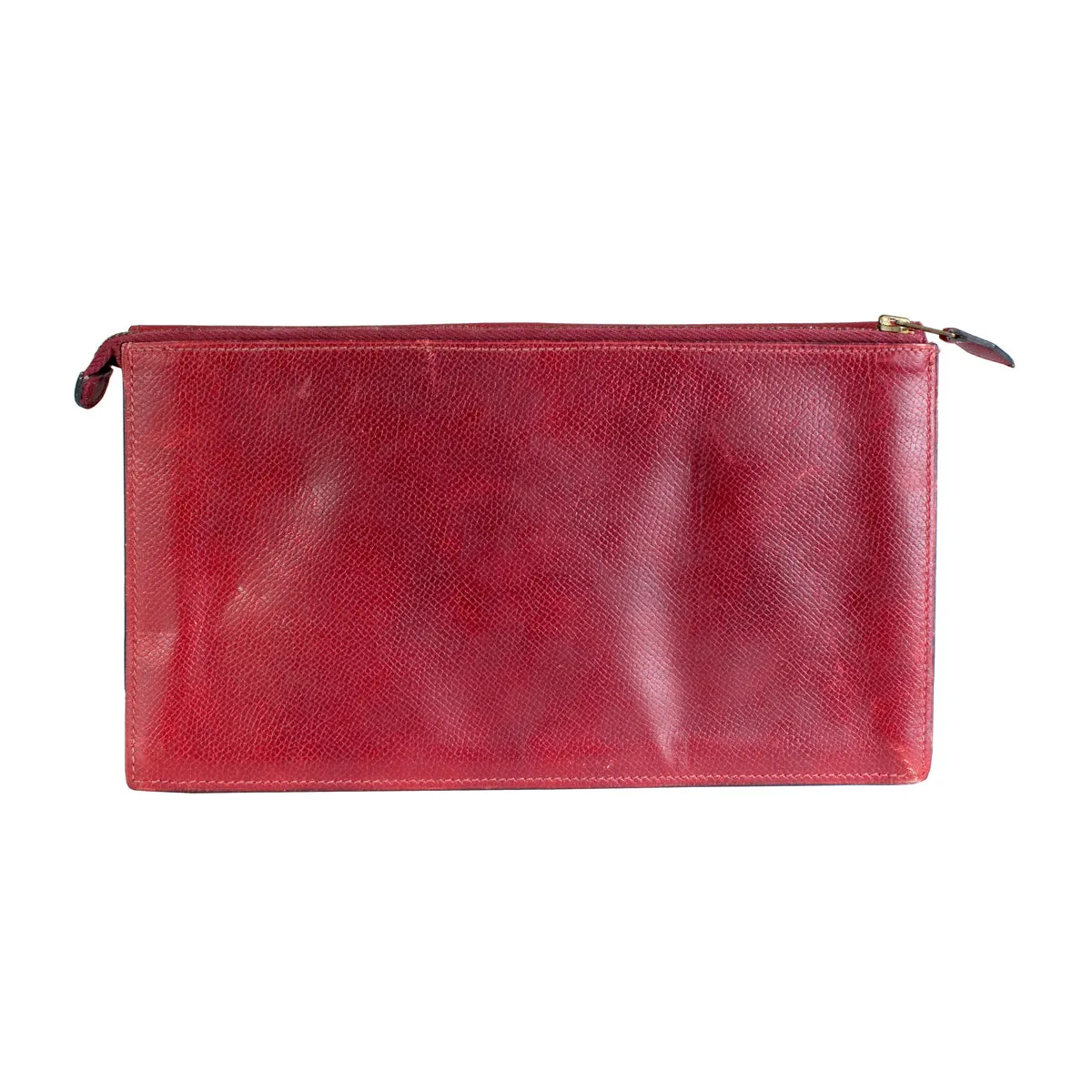 1970s Red Epsom Leather Travel Wallet