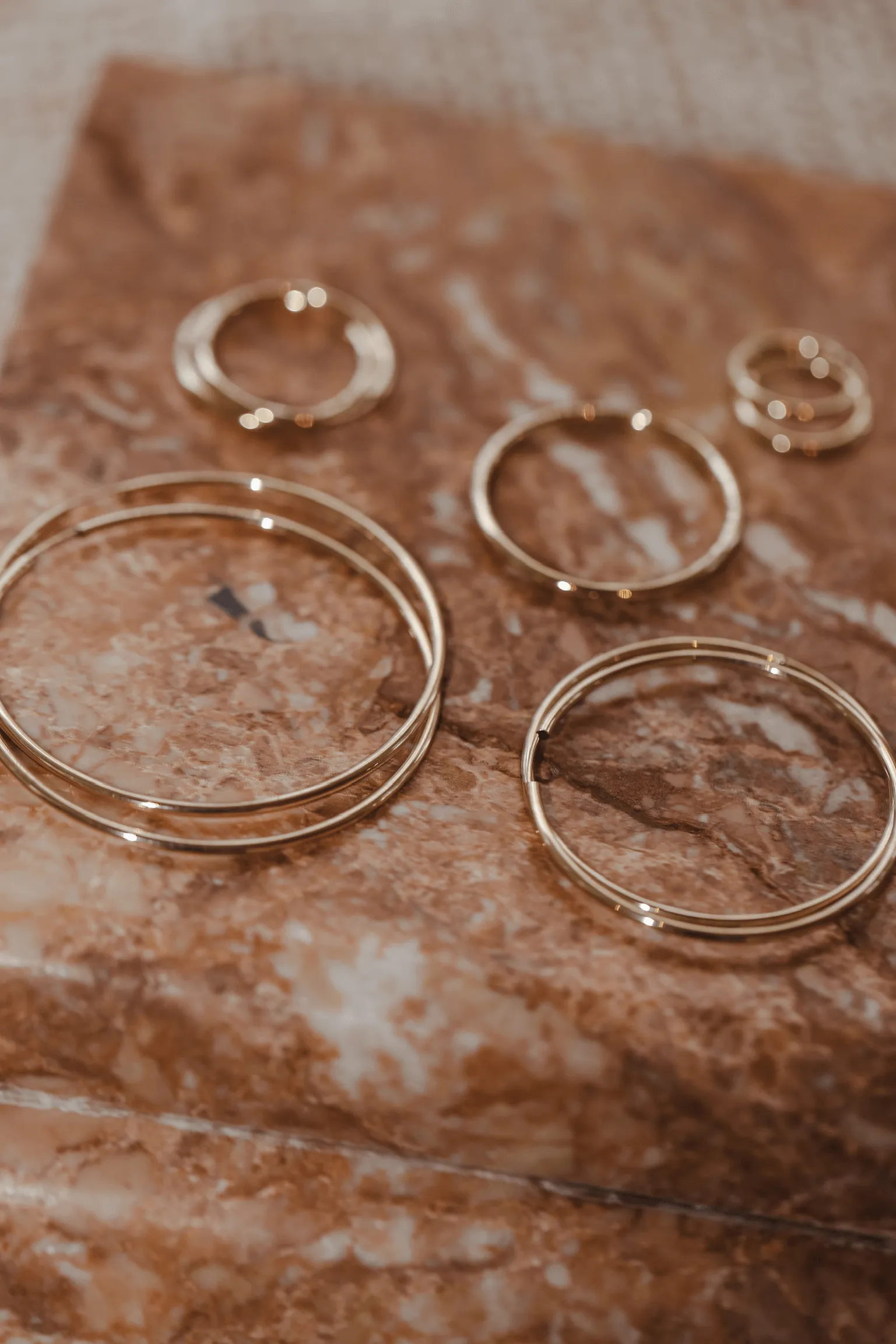 50mm Siena Hoops - 10k Gold