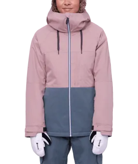 686 Women's Athena Insulated Snowboard Jacket Dusty Mauve Colorblock 2024