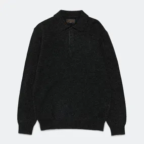 9G Knit Polo - Charcoal