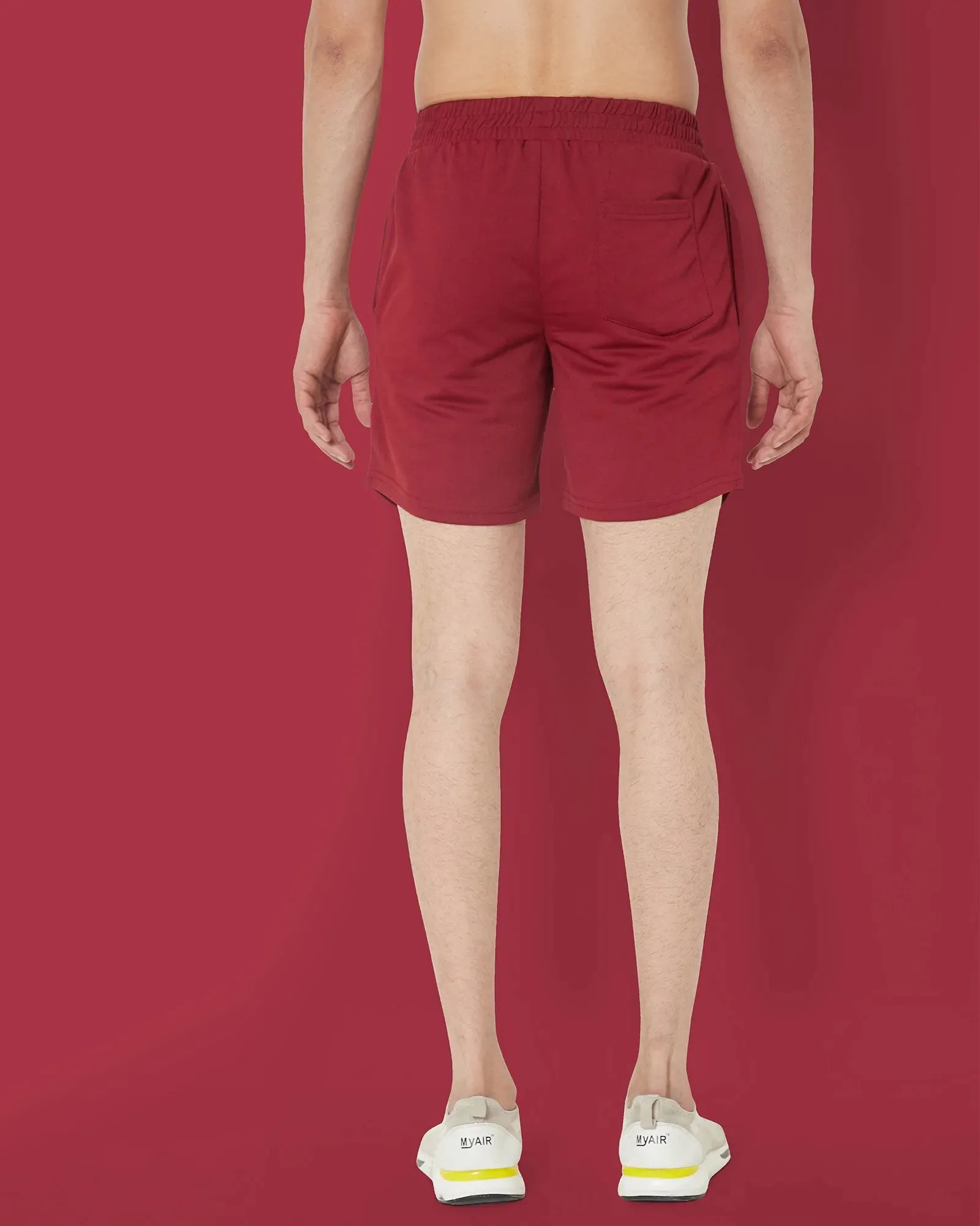 Active Shorts : Maroon Berry