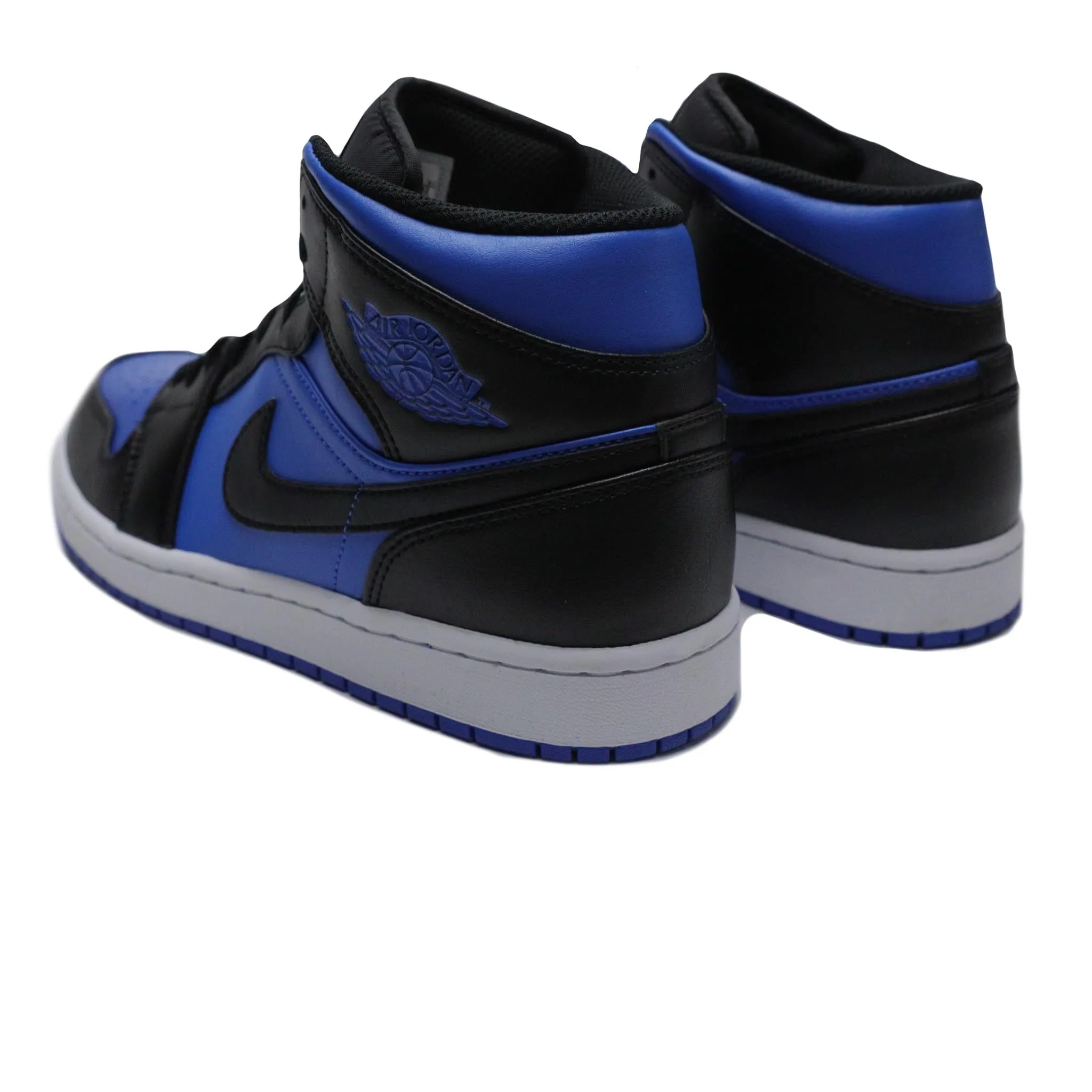 Air Jordan 1 Mid 'Black/Metallic Blue'