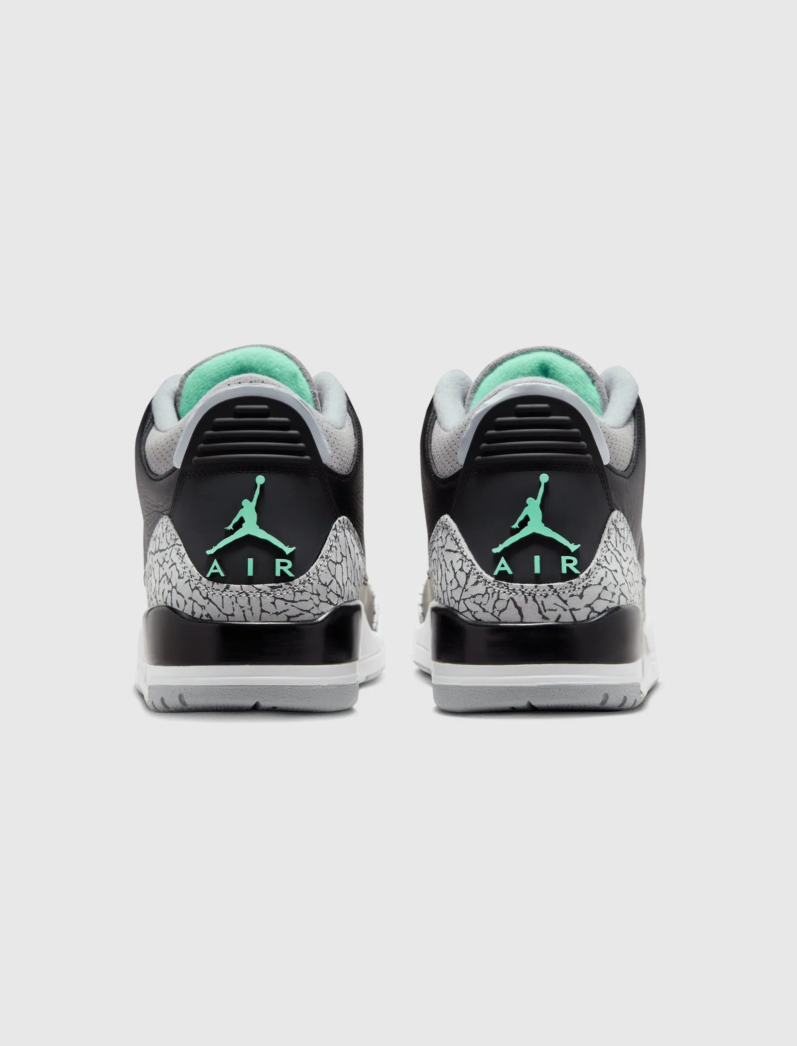 AIR JORDAN 3 RETRO BLACK/ GREEN GLOW