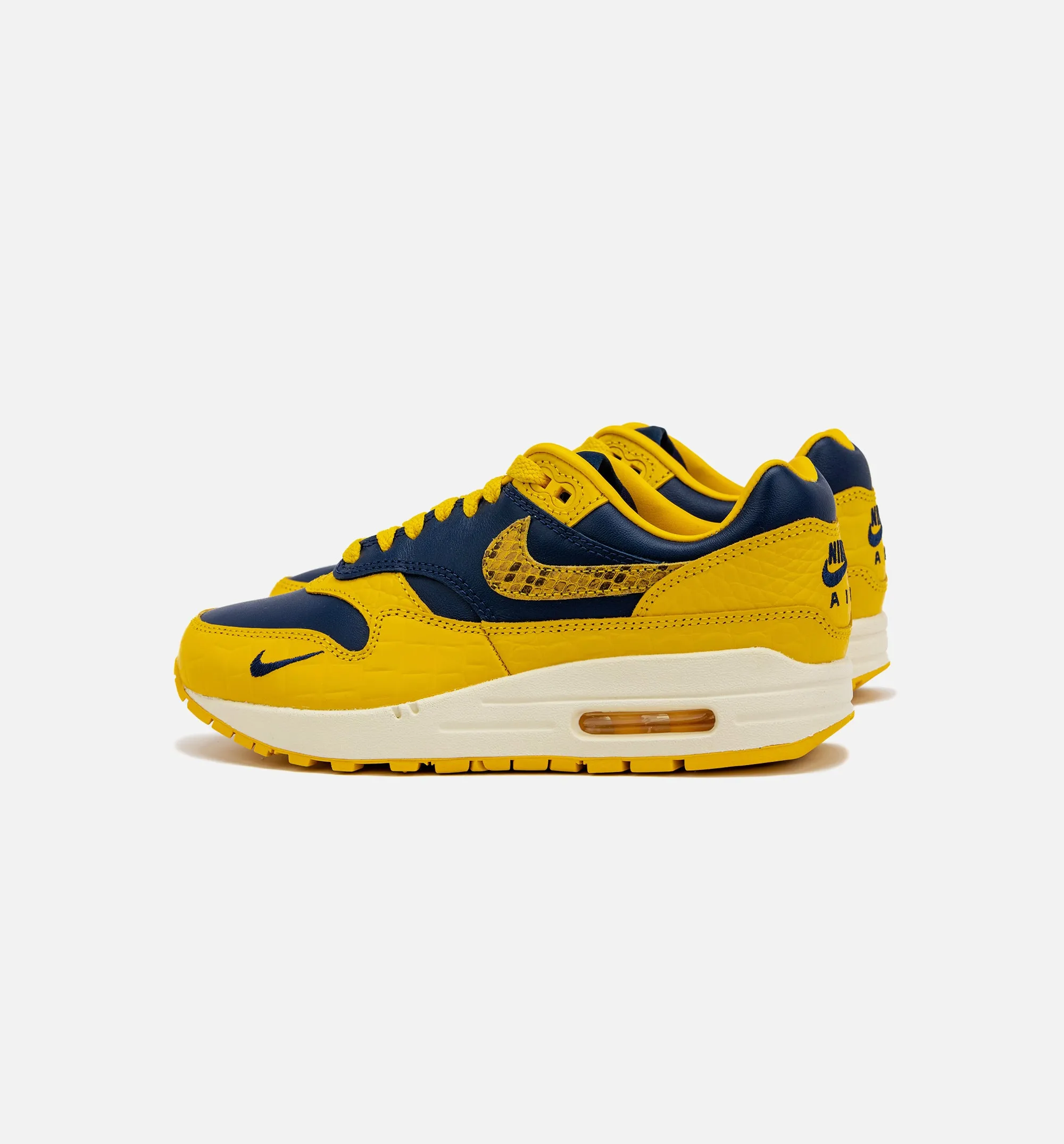 Air Max 1 CO.JP Michigan Womens Lifestyle Shoe - Blue/Yellow