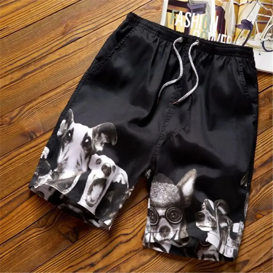 Animal Printed Waterproof Beach Shorts