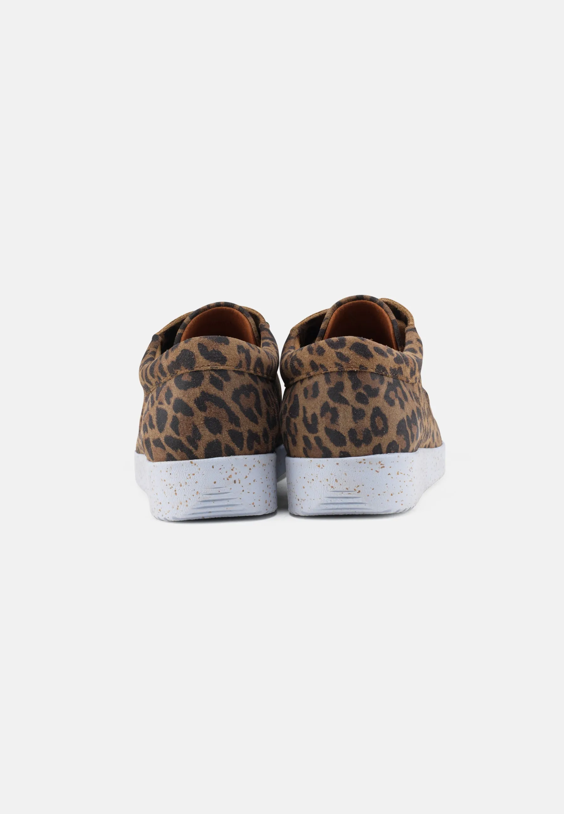 Anna Sko Suede Print - Leopard