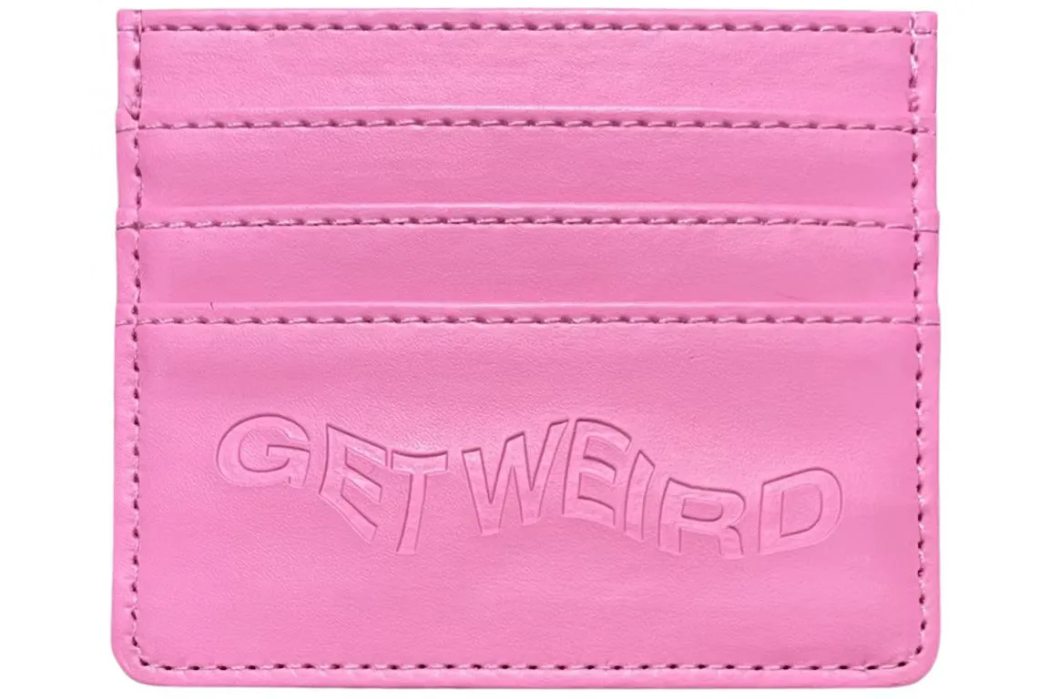 Anti Social Social Club Get Weird Card Holder Pink