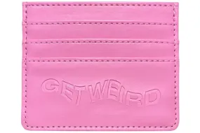 Anti Social Social Club Get Weird Card Holder Pink