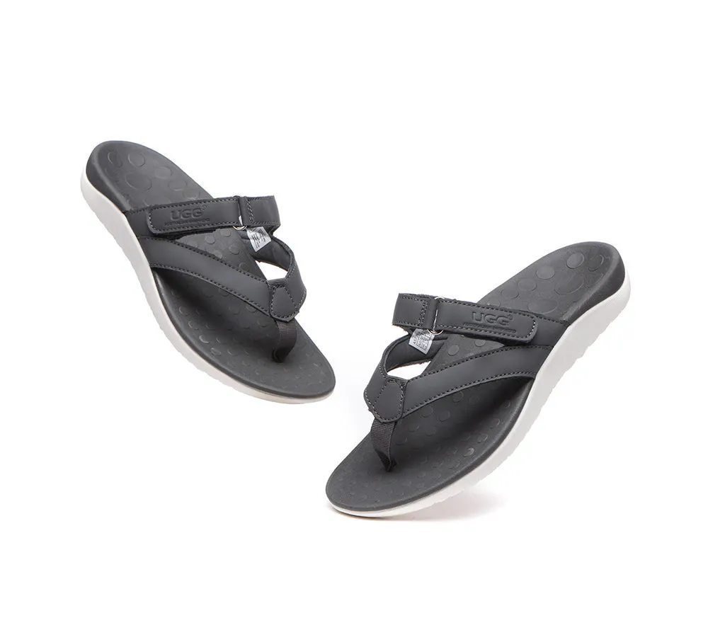 Arch Support Hook And Loop Orthotic Thongs