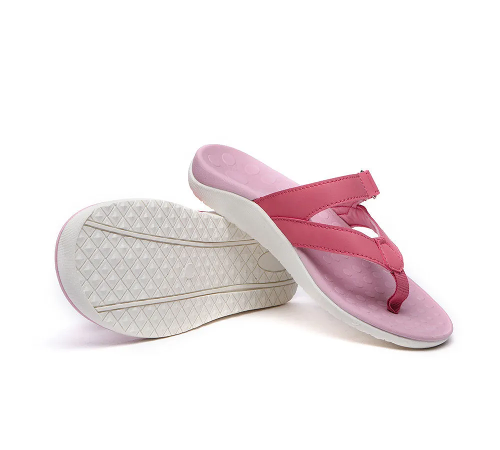 Arch Support Hook And Loop Orthotic Thongs