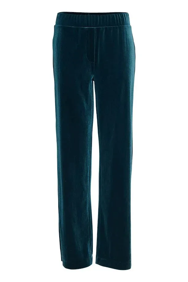 B young Perlina Velvet pants Teal 20814153