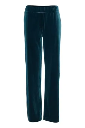 B young Perlina Velvet pants Teal 20814153