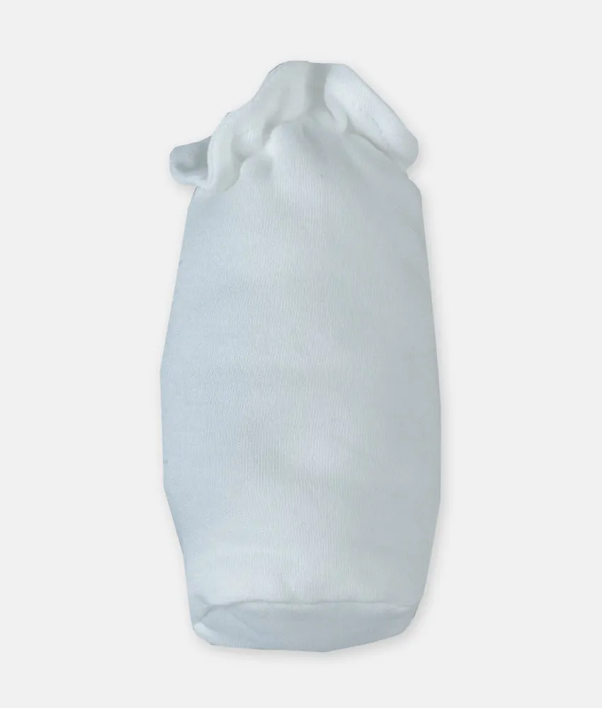 Baby Bottle Cover - White