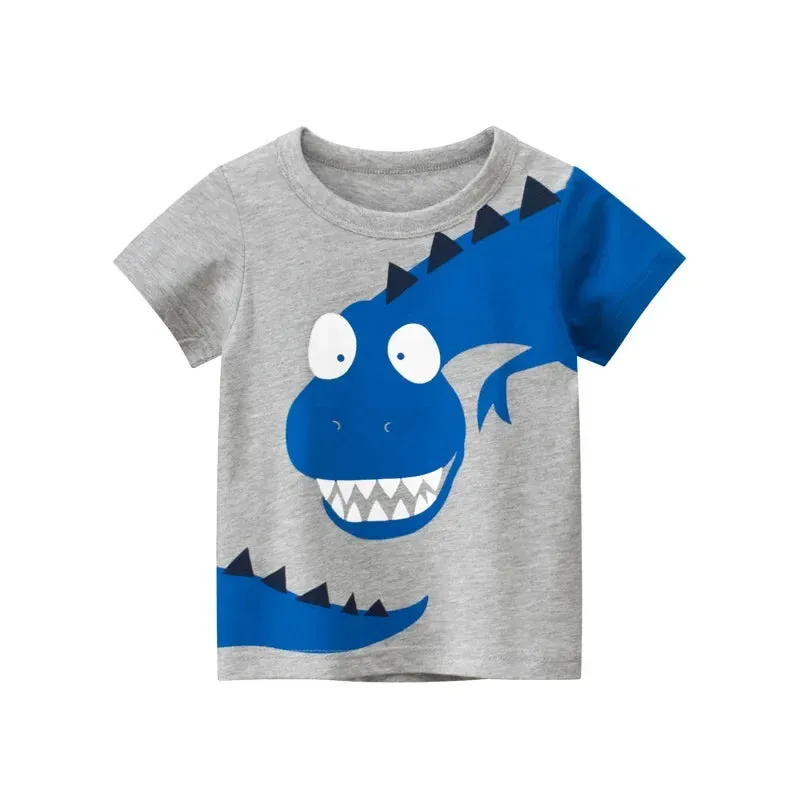 Baby Boy Summer Gator Cartoon Tees