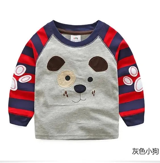 Baby Boys 2-10T Long Animal Sweatshirts