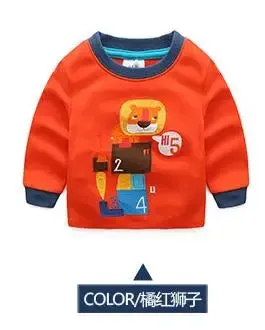 Baby Boys 2-10T Long Animal Sweatshirts