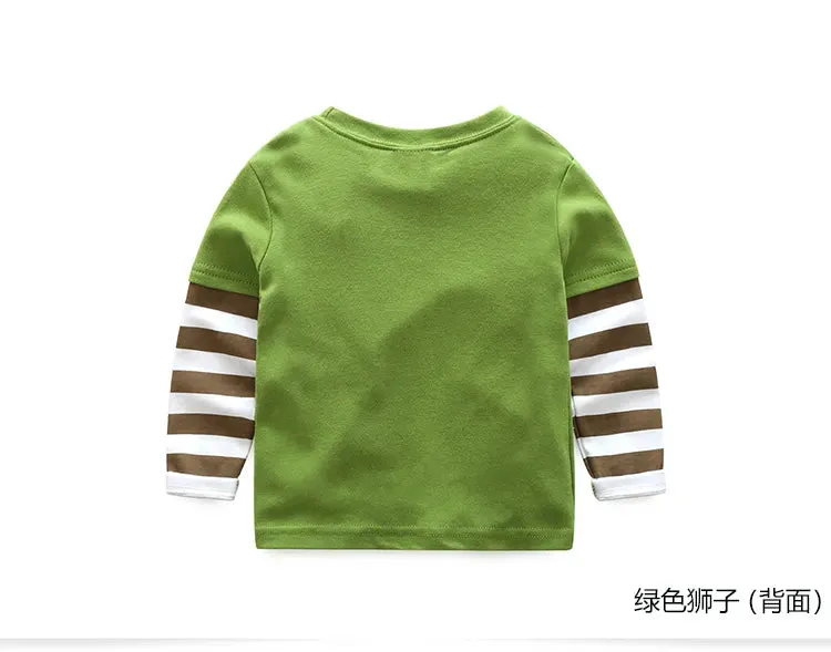 Baby Boys 2-10T Long Animal Sweatshirts