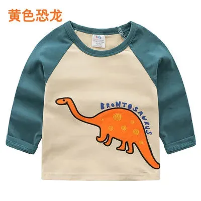 Baby Boys 2-10T Long Animal Sweatshirts