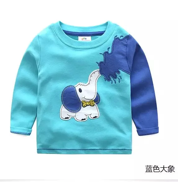 Baby Boys 2-10T Long Animal Sweatshirts