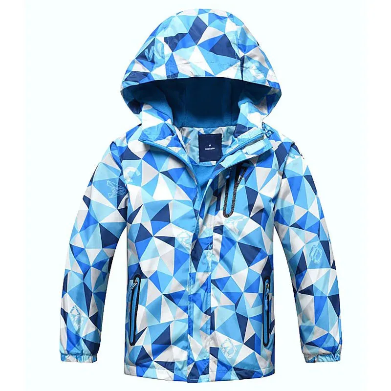 Baby Boys 3-12Y Graffiti Waterproof Polar Fleece Jacket