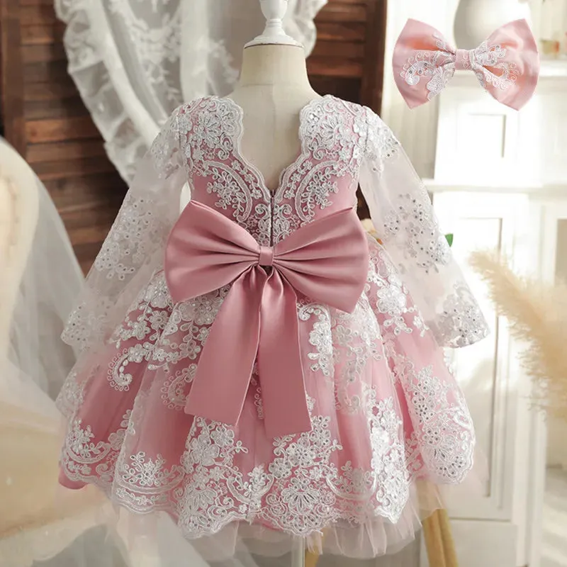 Baby Girl 1 Year Christening Birthday Dress