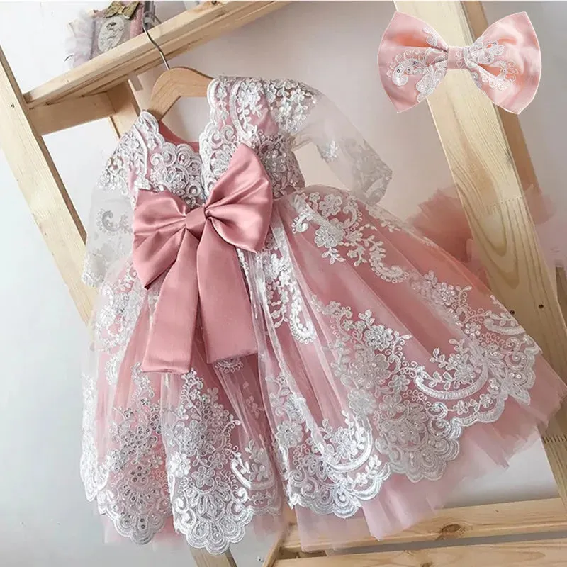 Baby Girl 1 Year Christening Birthday Dress