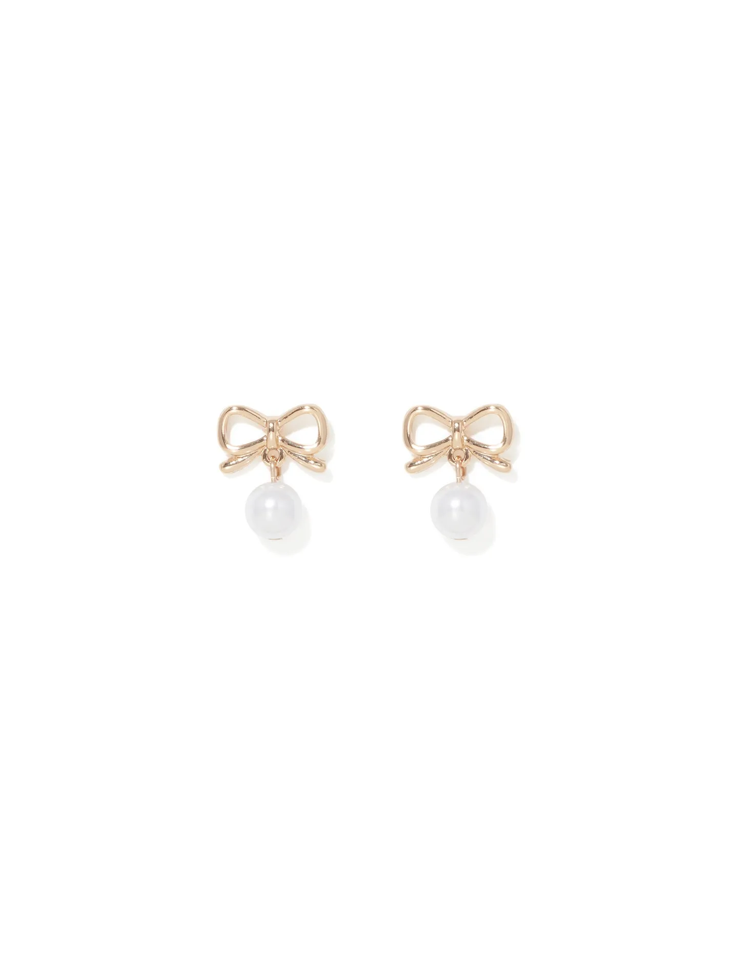 Bailey Bow & Pearl Earrings