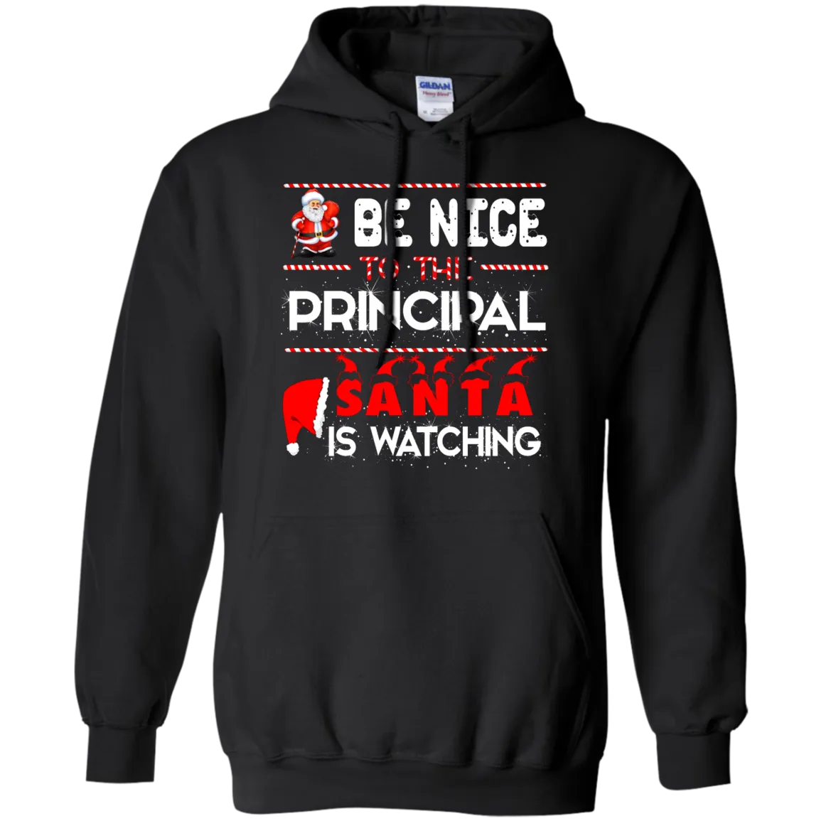 Be Nice To The Principal Santa is Watching Shirt