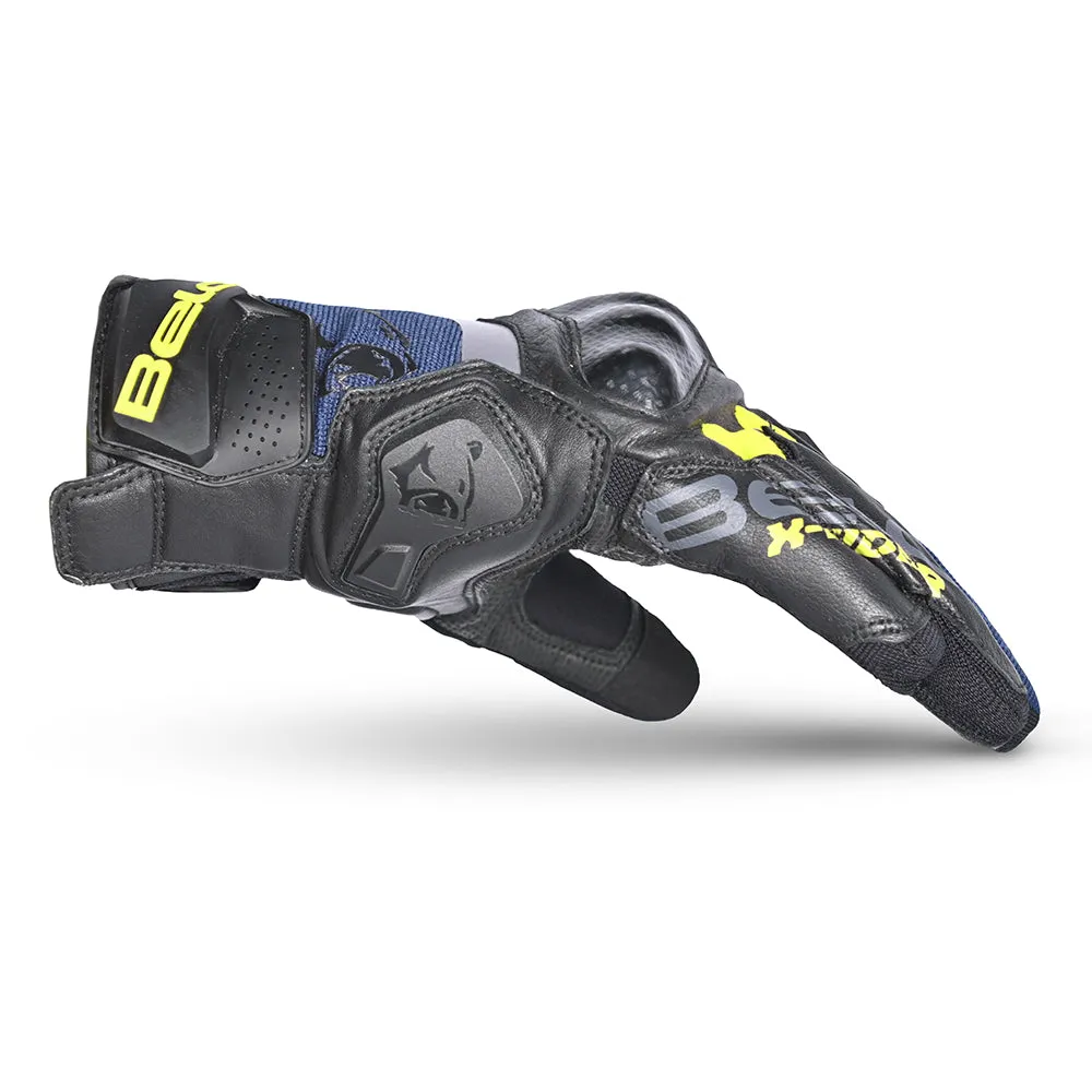 BELA - Daring  Racing Gloves - Blue Yellow Black