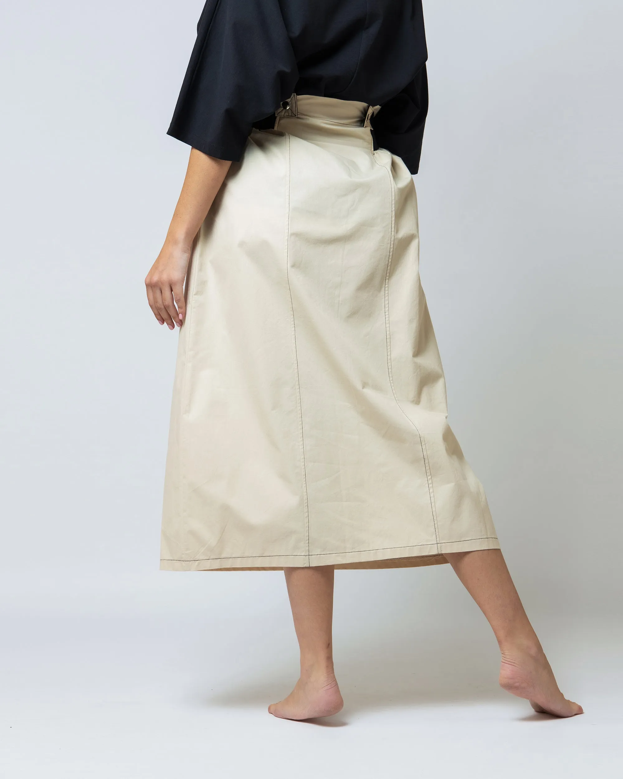 BELTED WAIST SKIRT 1643 - تنورة