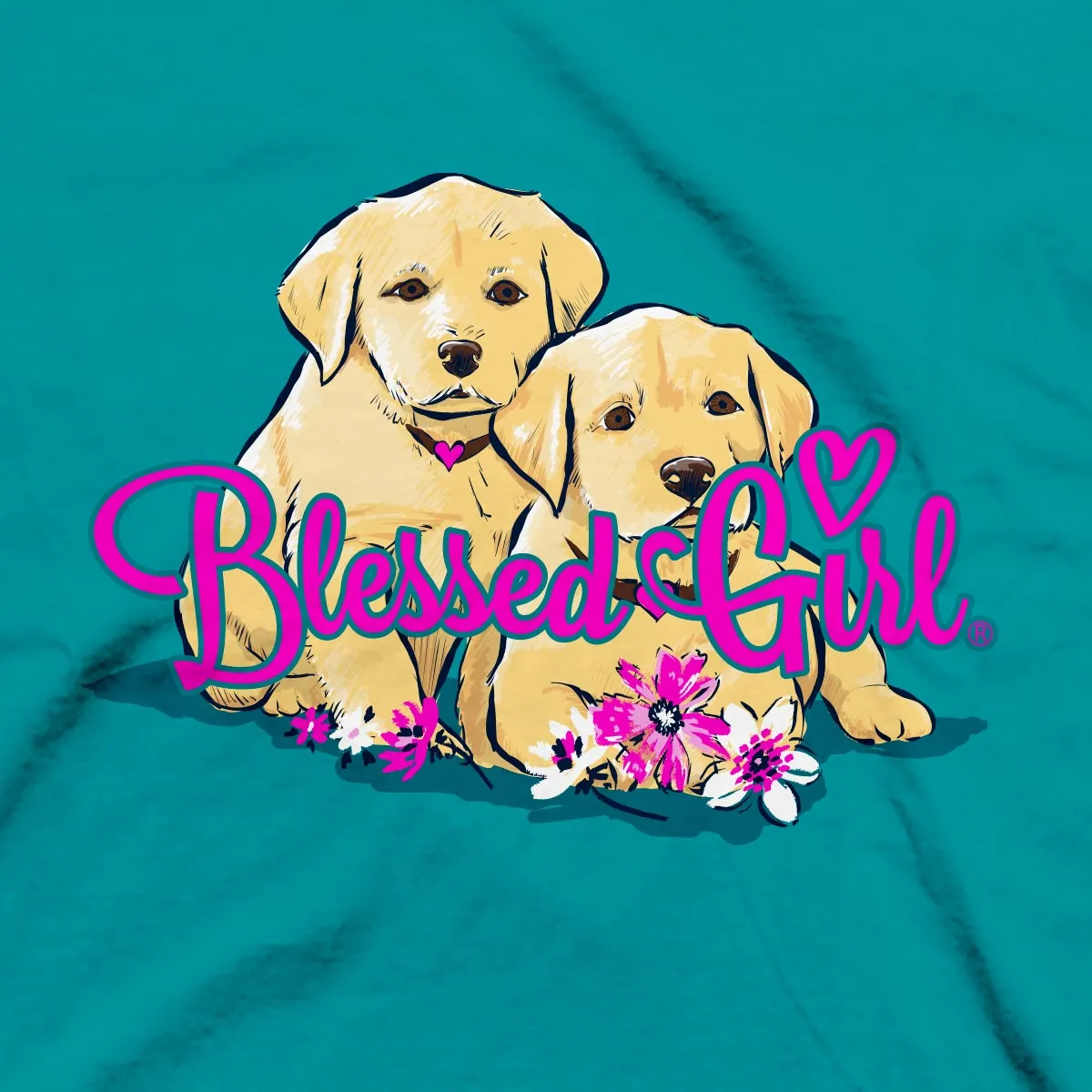 Blessed Girl Womens T-Shirt Rescued By Love