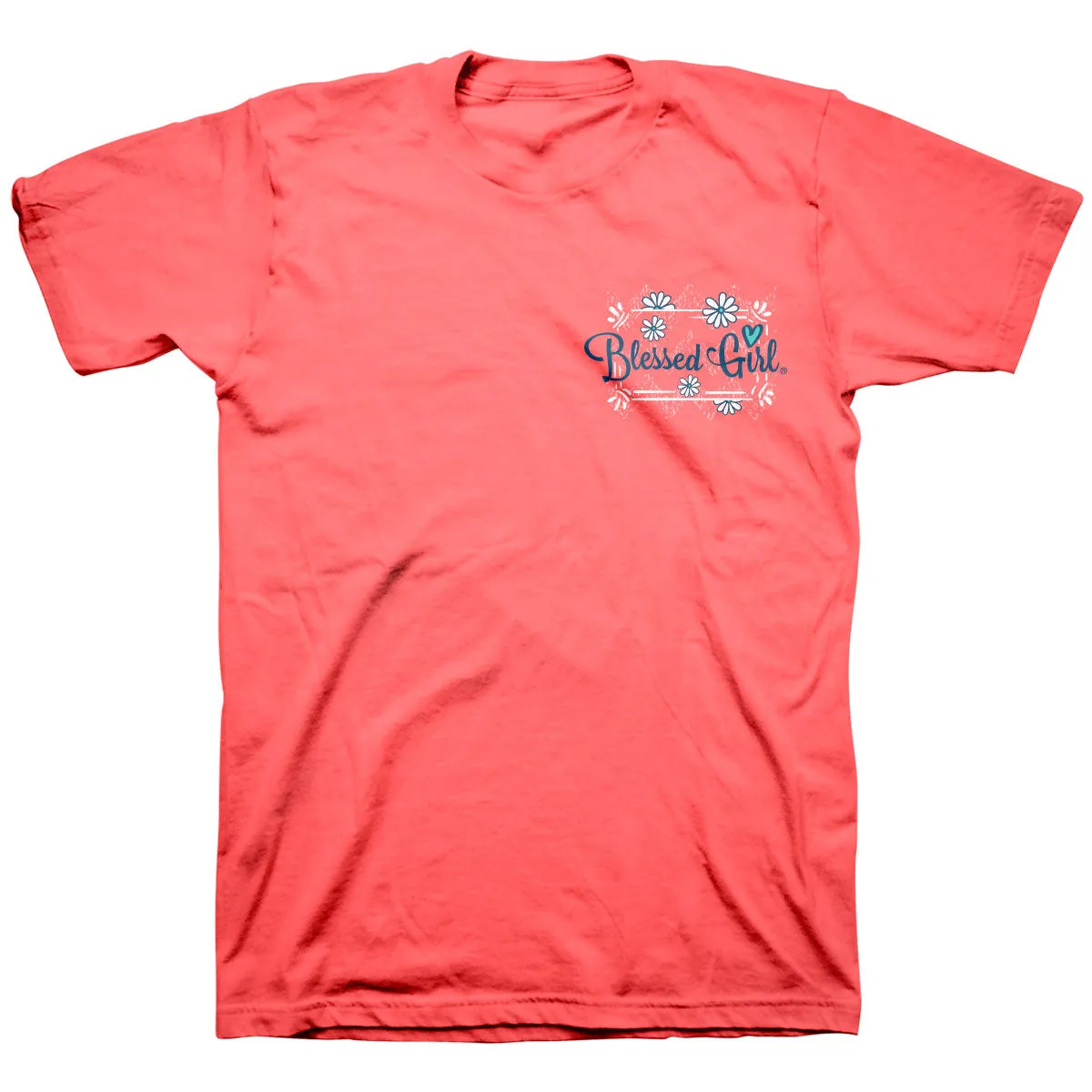 Blessed Girl Womens T-Shirt Southern Raised