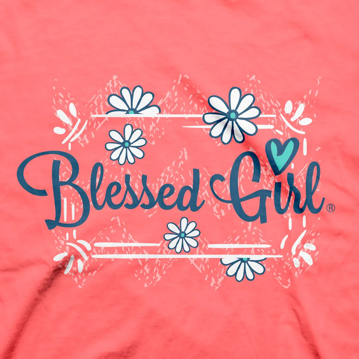 Blessed Girl Womens T-Shirt Southern Raised