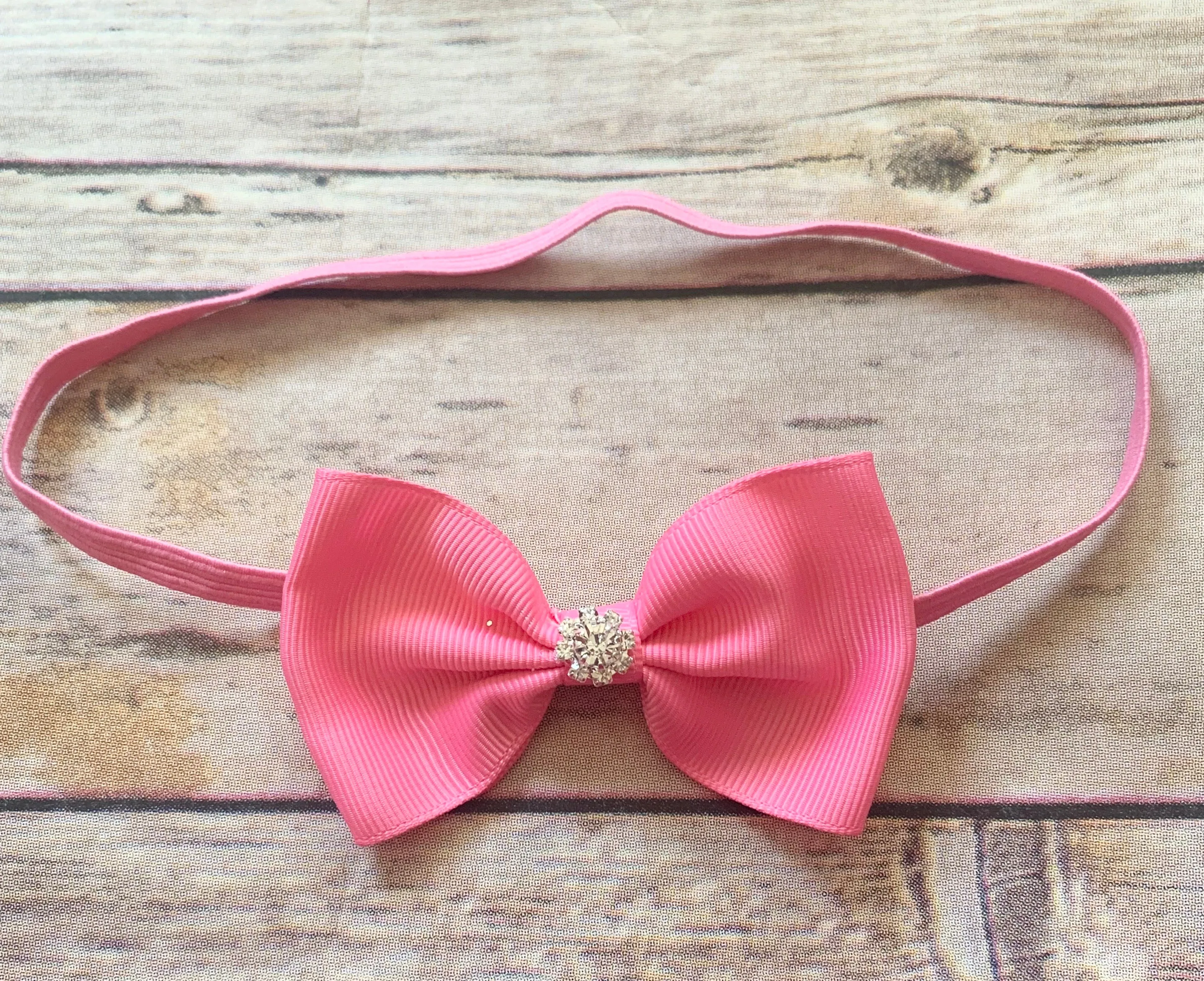 Bloomers/headband set hot pink