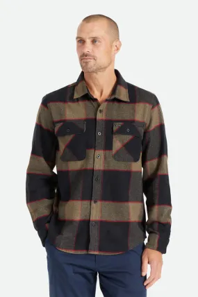 Bowery L/S Flannel - Heather Grey/Charcoal