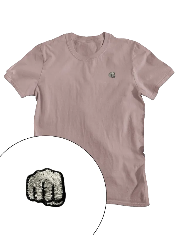 Bump Fist - Tee - Petal Rose