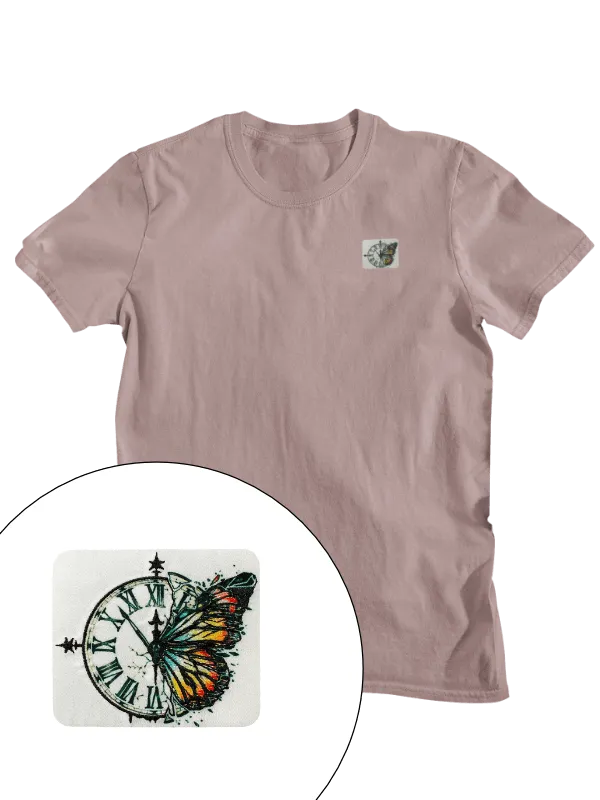 Butterfly Art - Tee - Petal Rose