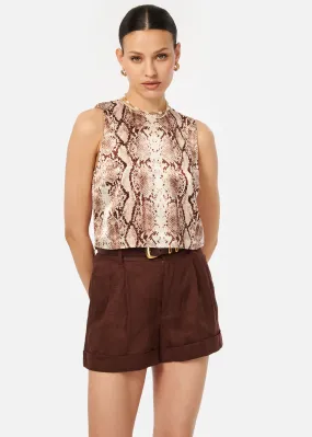 CAMI NYC Romilly Top- Sand Snake