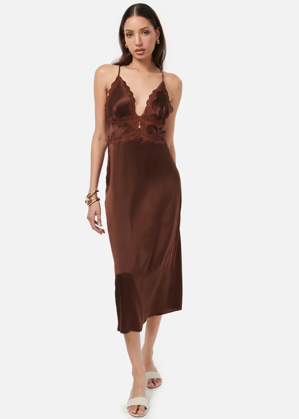 CAMI NYC Roya Dress - Mocha