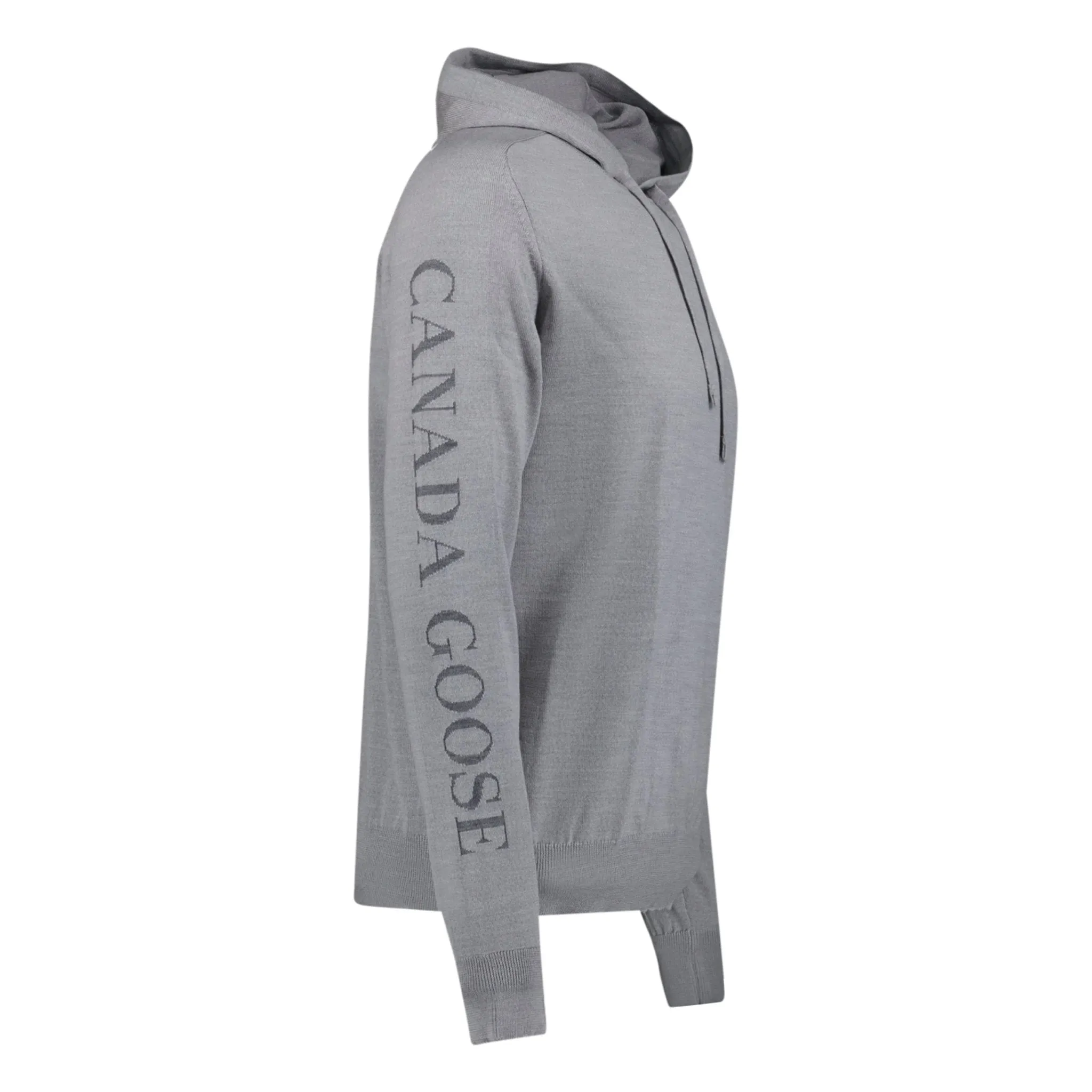 CANADA GOOSE KNITTED WELLAND HOODIE GREY