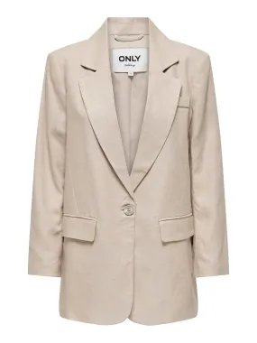 Caro-Lana Oversized Linen Blazer