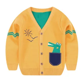 Children's Dinosaur Theme Cardigan