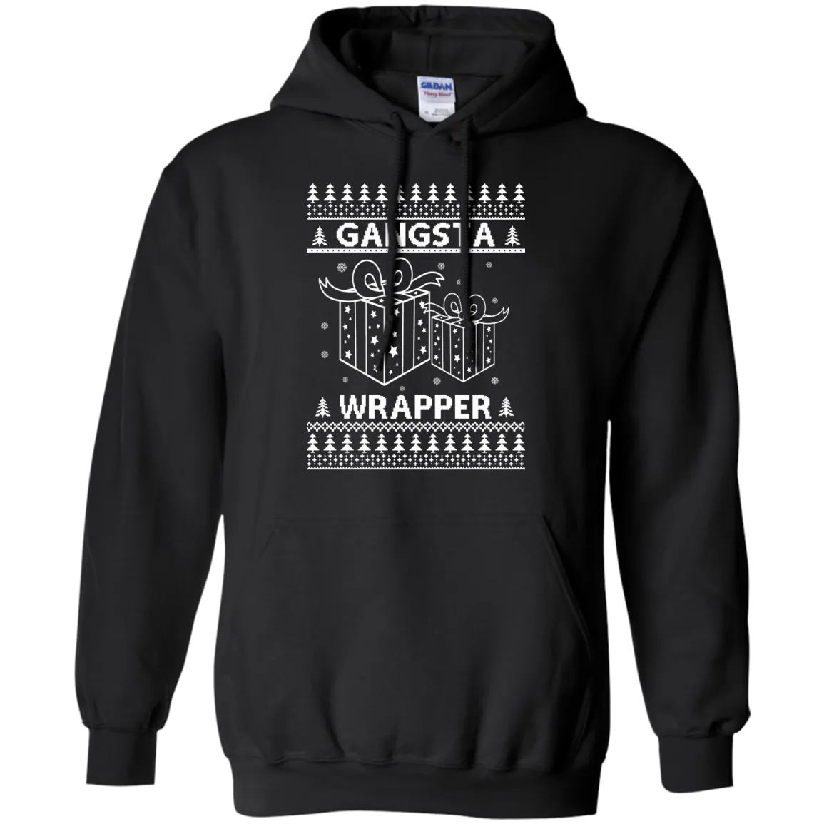 Christmas sweater: Gangsta Wrapper shirt, Hoodie