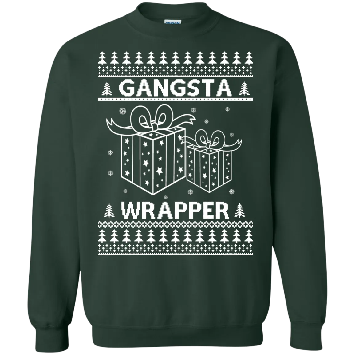 Christmas sweater: Gangsta Wrapper shirt, Hoodie