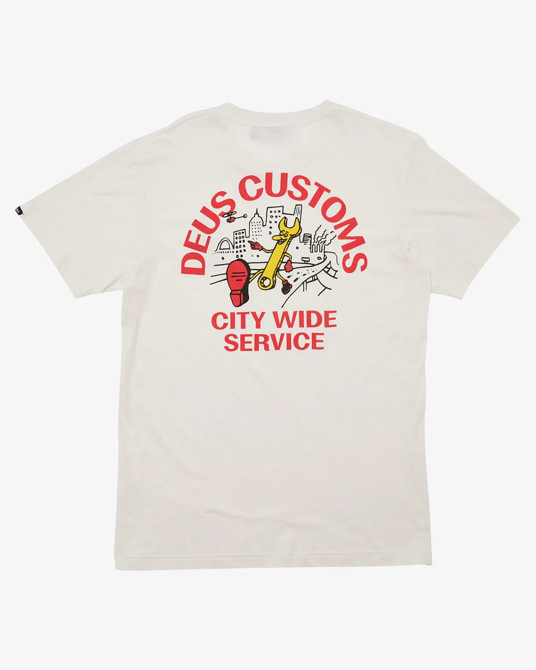 City Wide Tee (Regular Fit) - Vintage White