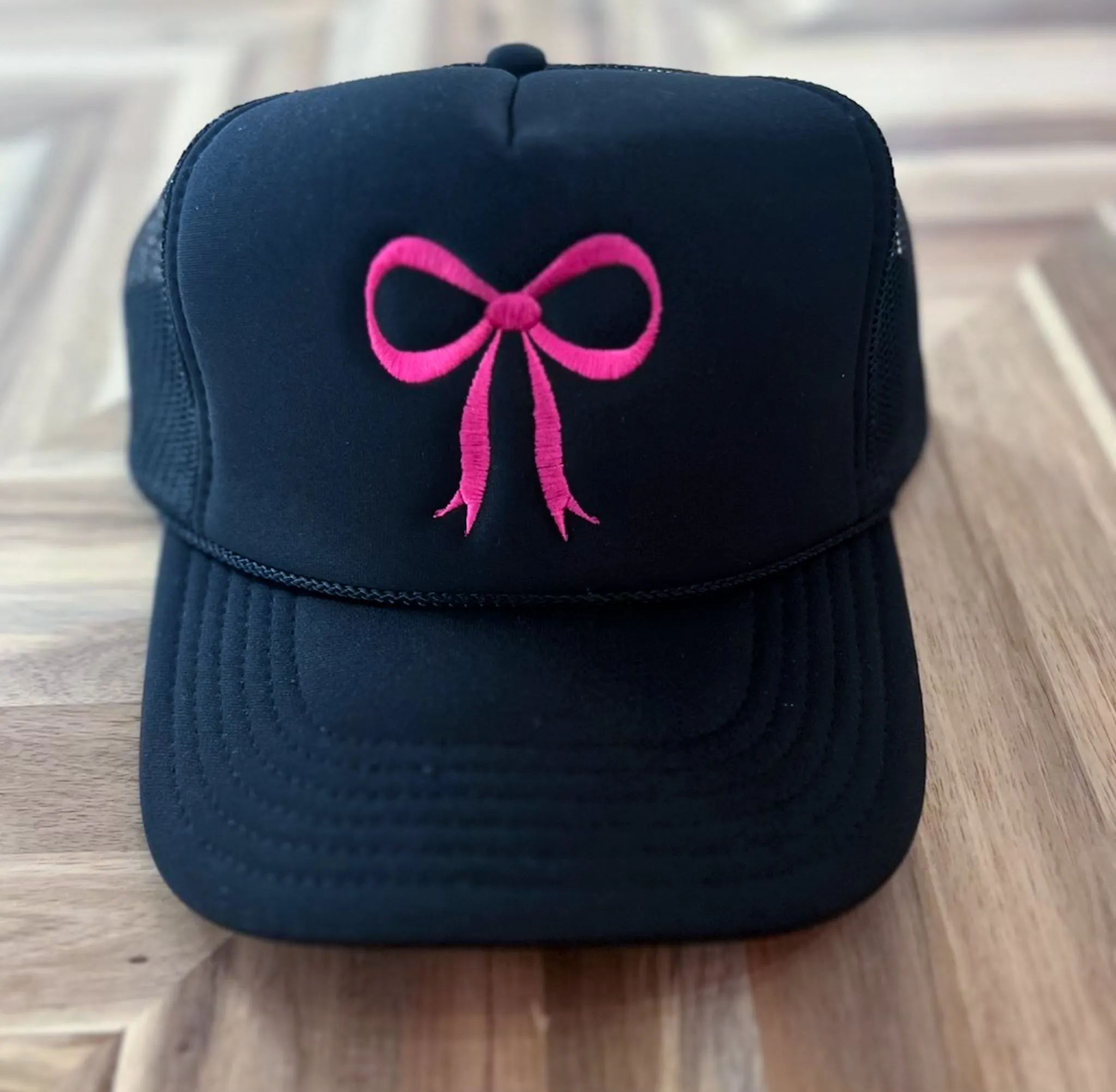 Class Act Bow Trucker Hat- Black