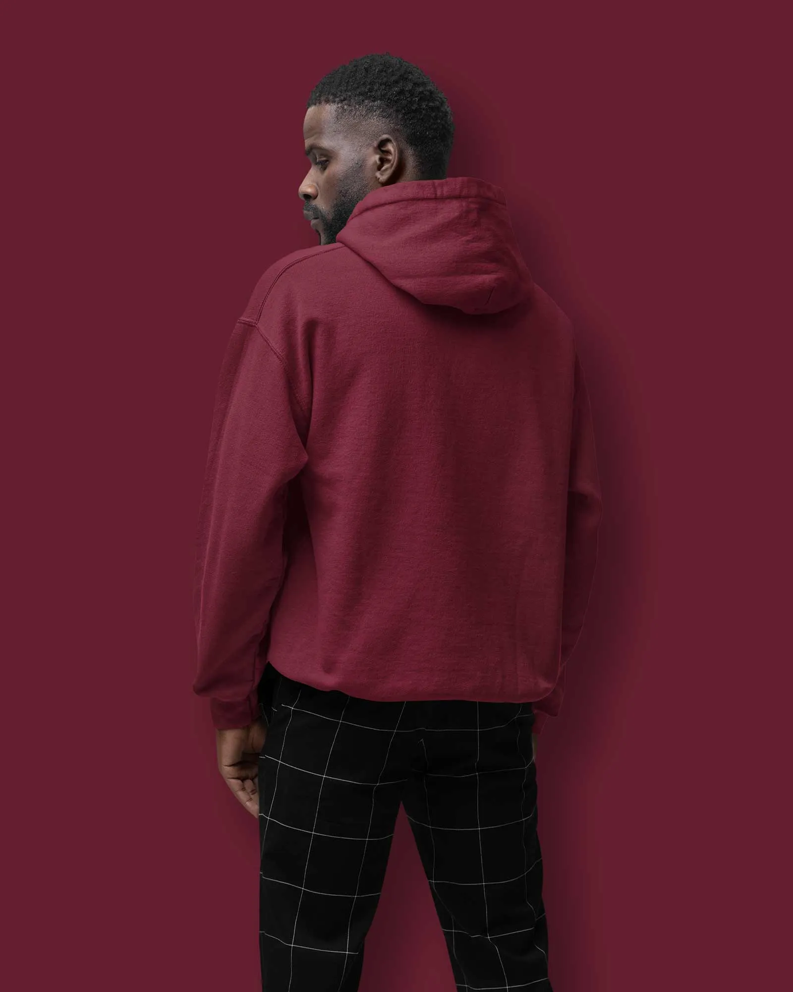 Classic Hoodie: Crimson